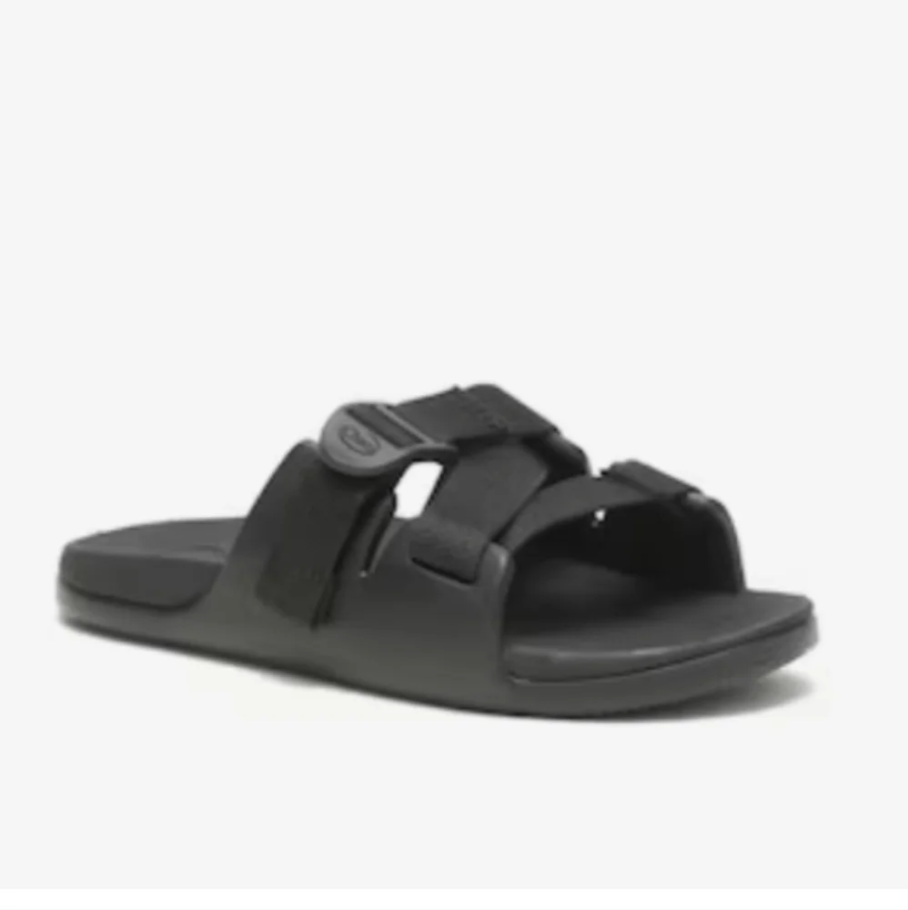 NIB Chaco Chillos Slide Sandals Black Adjustable Strap Sandal Kid's Size 4
